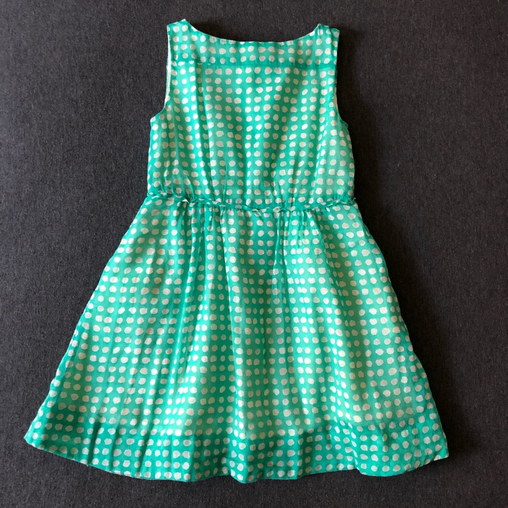 Crewcuts cotton polka dot dress w/ pockets!